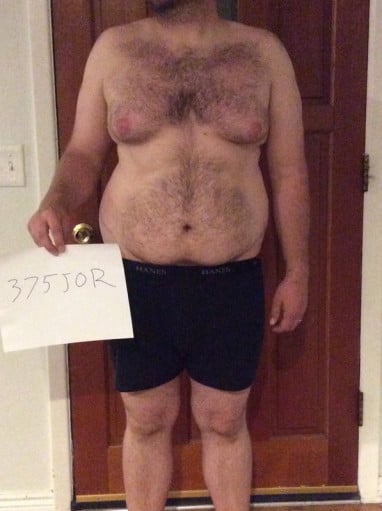 A progress pic of a 5'7" man showing a snapshot of 208 pounds at a height of 5'7