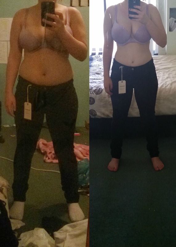 Progress Pics of 14 lbs Fat Loss 5 foot 2 Female 154 lbs to 140 lbs