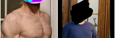 116 lbs Fat Loss Before and After 5 foot 8 Male 256 lbs to 140 lbs