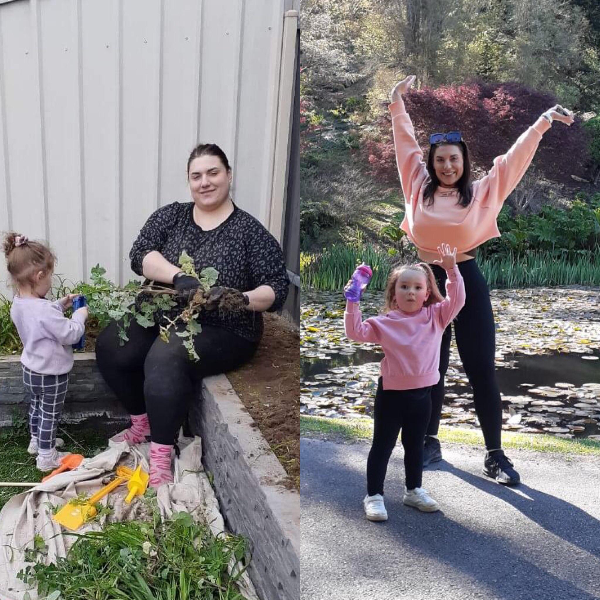 5 foot 6 Female Before and After 161 lbs Fat Loss 335 lbs to 174 lbs