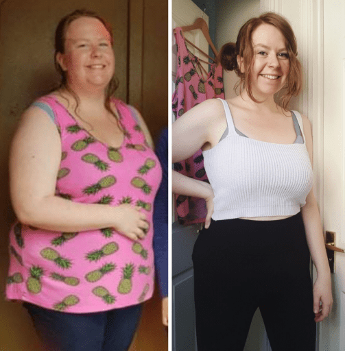 Progress Pics of 183 lbs Fat Loss 5'7 Female 284 lbs to 101 lbs