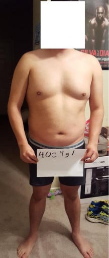 Transformative Male Weight Loss Journey at 22