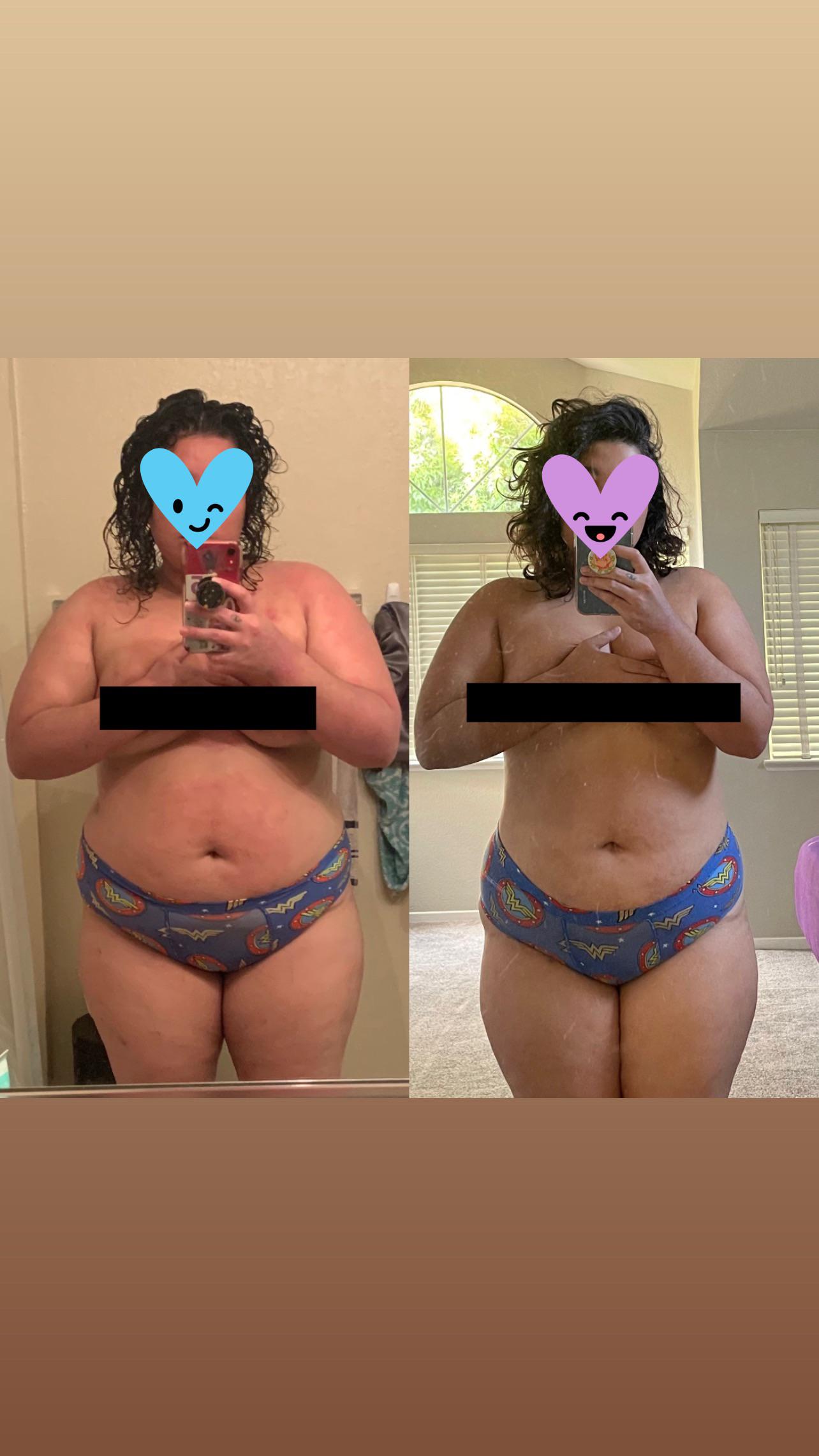 5 feet 3 Female 36 lbs Weight Loss 244 lbs to 208 lbs