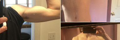 6 foot 2 Male Progress Pics of 10 lbs Muscle Gain 168 lbs to 178 lbs
