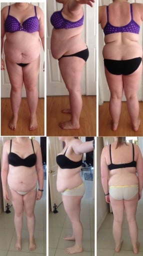 Progress Pics of 75 lbs Fat Loss 5'9 Female 288 lbs to 213 lbs