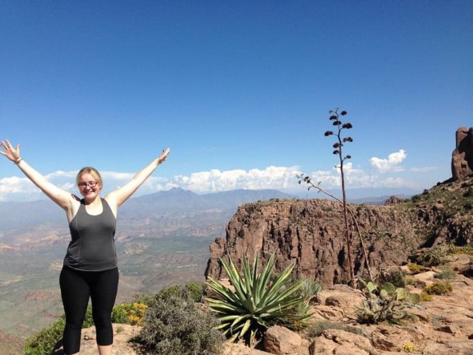 How Hiking Made a 37 Pound Weight Loss Possible for F/24/5'7" User
