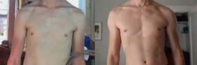 33 lbs Weight Gain 6'3 Male 140 lbs to 173 lbs
