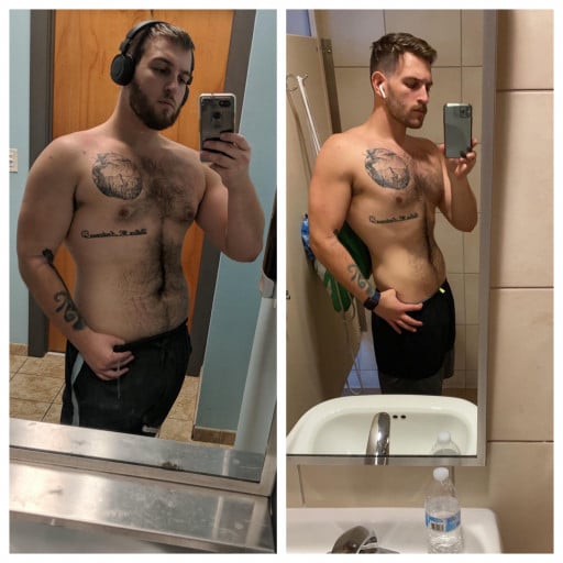 5 foot 10 Male Progress Pics of 70 lbs Weight Loss 235 lbs to 165 lbs