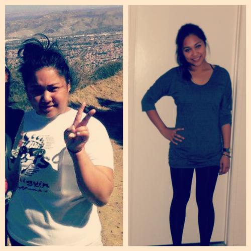Progress Pics of 53 lbs Weight Loss 5'3 Female 188 lbs to 135 lbs