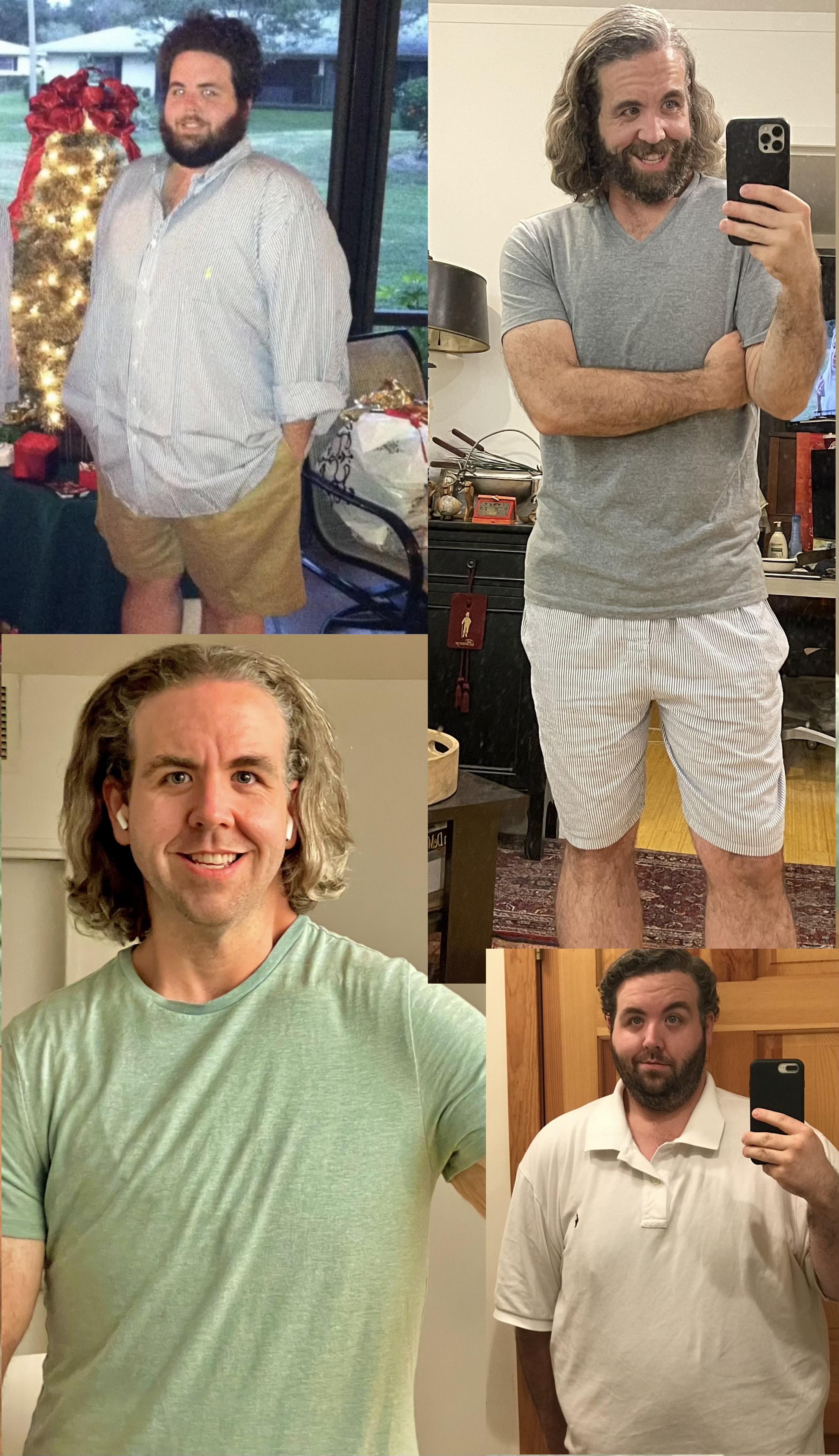 5 foot 11 Male Before and After 250 lbs Weight Loss 440 lbs to 190 lbs