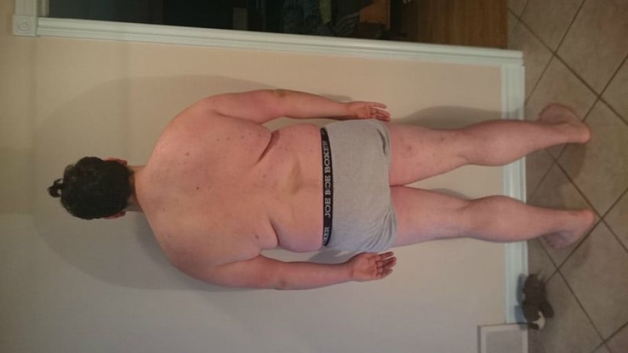 A picture of a 6'2" male showing a snapshot of 308 pounds at a height of 6'2