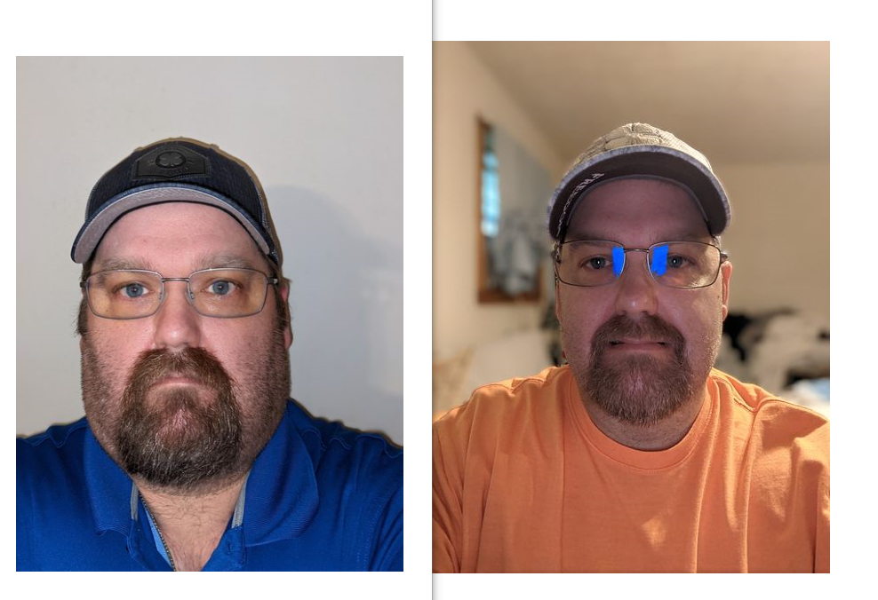 Before and After 69 lbs Fat Loss 5 foot 9 Male 330 lbs to 261 lbs