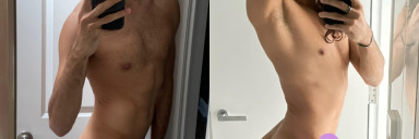 2 lbs Weight Gain Before and After 6 foot Male 155 lbs to 157 lbs