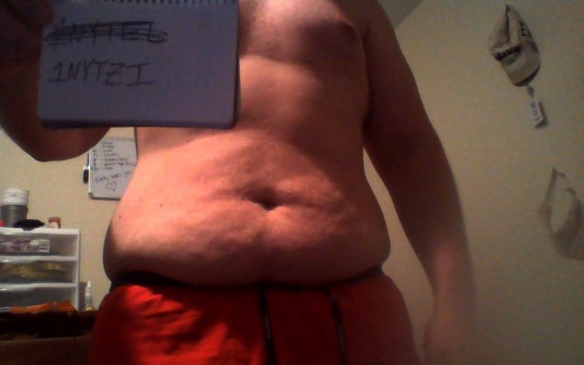 A picture of a 6'3" male showing a snapshot of 260 pounds at a height of 6'3