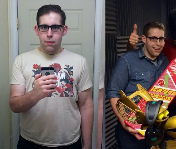 A progress pic of a person at 506 lbs