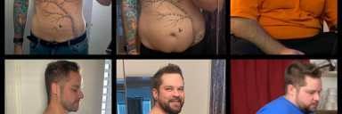 Progress Pics of 85 lbs Weight Loss 6'3 Male 330 lbs to 245 lbs