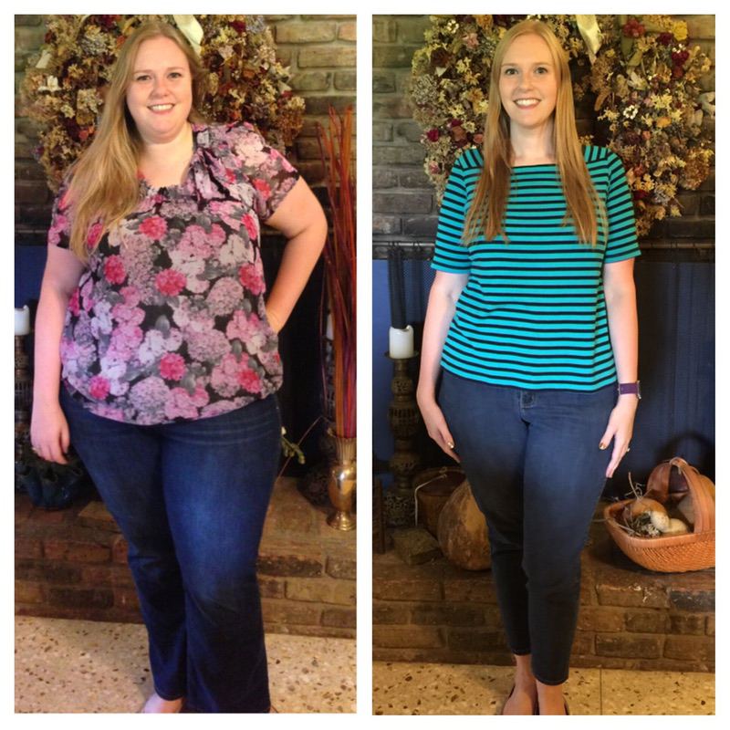 Before and After 127 lbs Fat Loss 5 feet 10 Female 317 lbs to 190 lbs