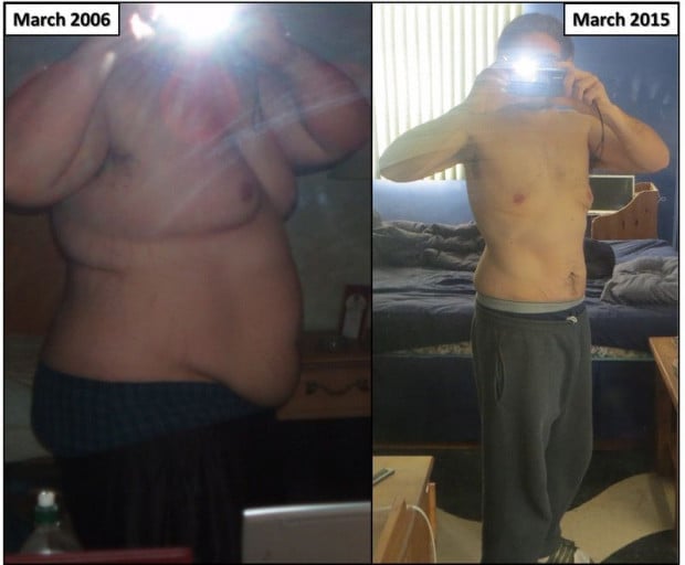 5'10 Male Progress Pics of 166 lbs Weight Loss 336 lbs to 170 lbs
