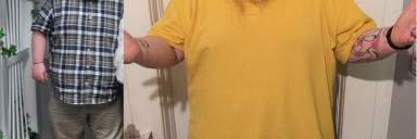 6 foot Male Before and After 125 lbs Fat Loss 500 lbs to 375 lbs