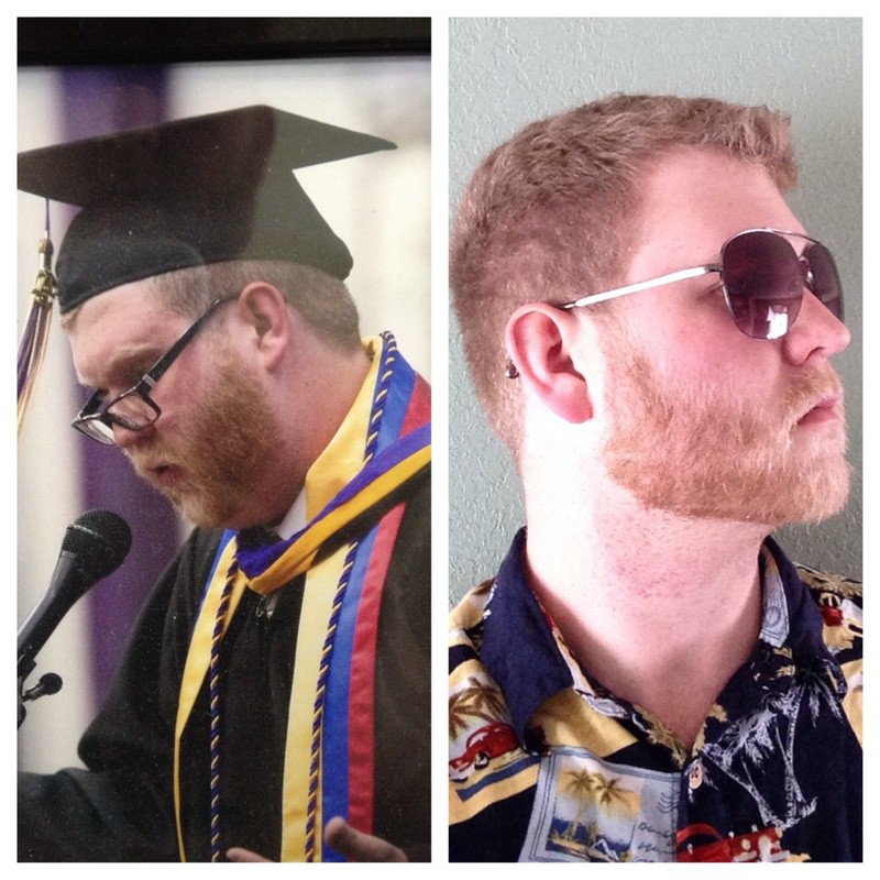 6'6 Male Before and After 53 lbs Fat Loss 304 lbs to 251 lbs