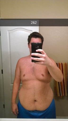 5'7 Male Progress Pics of 72 lbs Weight Loss 262 lbs to 190 lbs