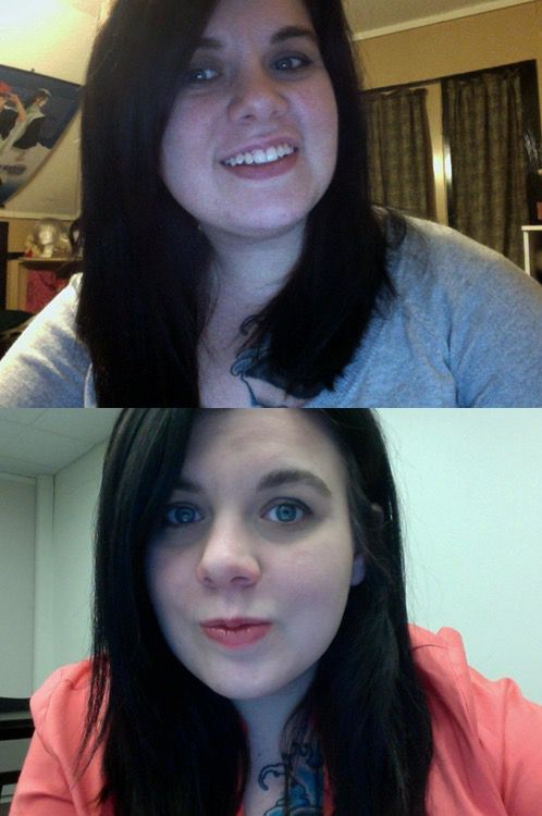 5 feet 1 Female Progress Pics of 18 lbs Fat Loss 234 lbs to 216 lbs