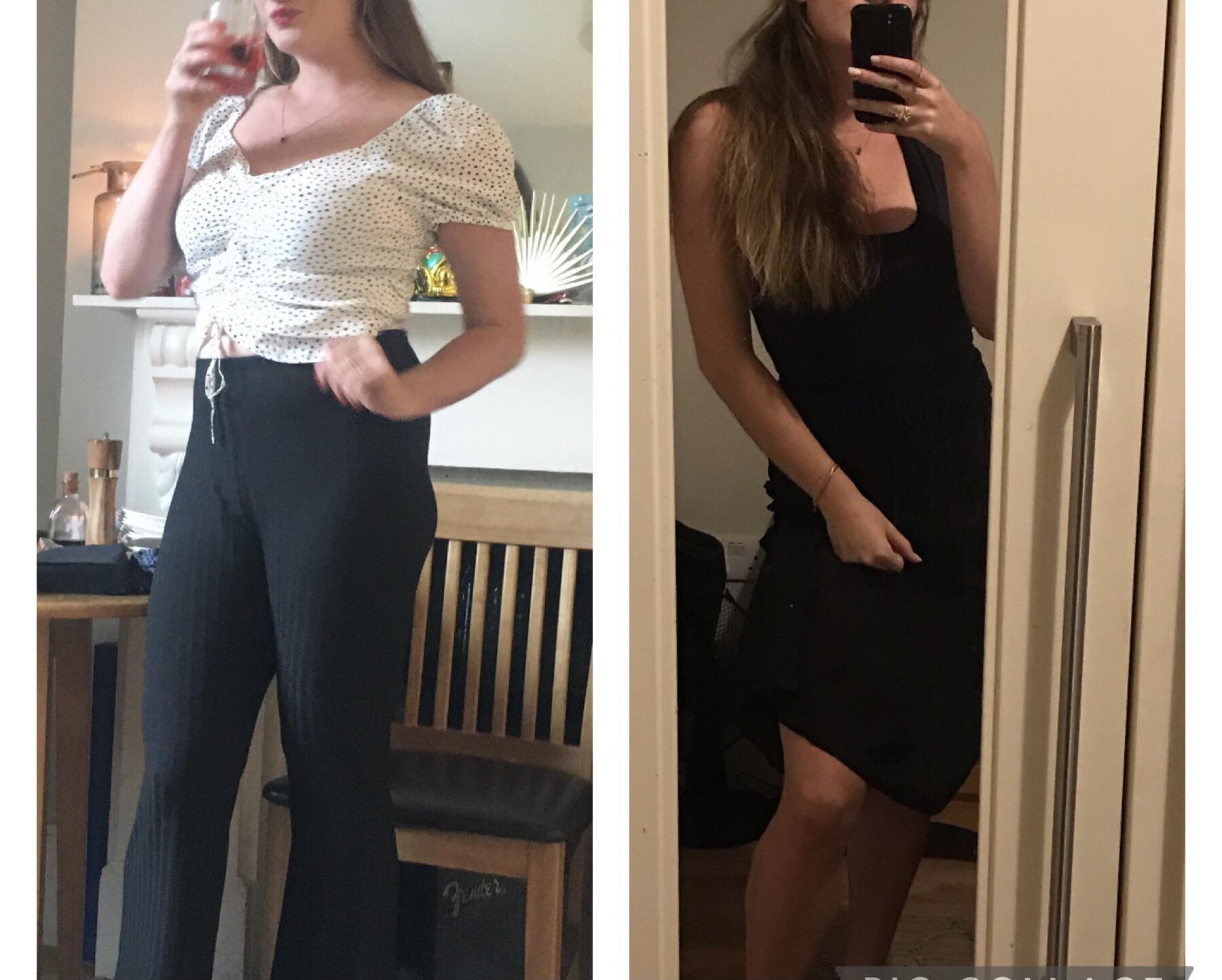 20 lbs Fat Loss 5 foot 8 Female 170 lbs to 150 lbs