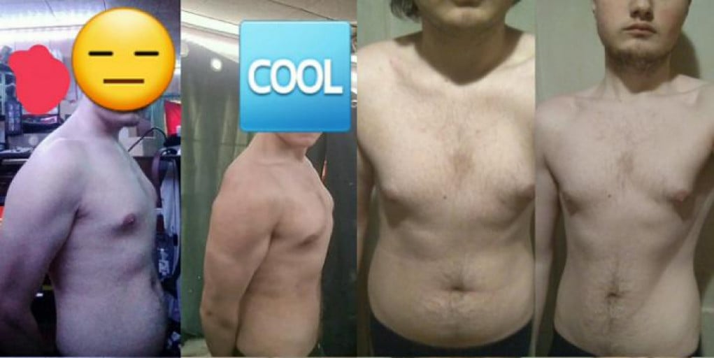 6 foot 3 Male 21 lbs Weight Loss Before and After 200 lbs to 179 lbs