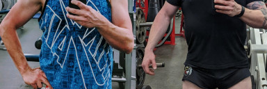 6'3 Male Before and After 75 lbs Weight Gain 207 lbs to 282 lbs