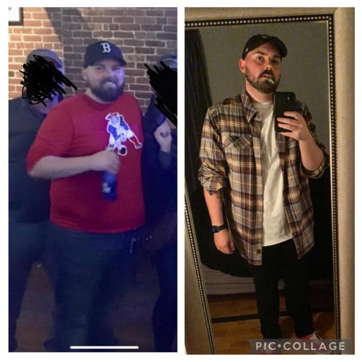 5'8 Male Progress Pics of 50 lbs Fat Loss 271 lbs to 221 lbs