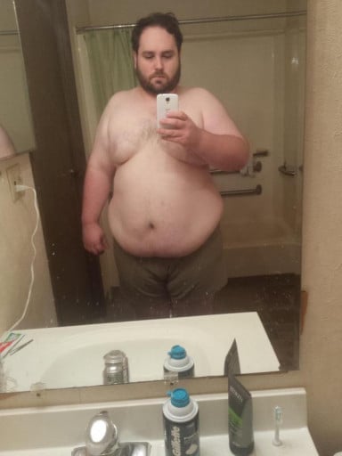 Progress Pics of 29 lbs Fat Loss 5 foot 7 Male 360 lbs to 331 lbs