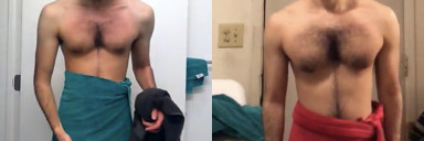 5 foot 7 Male 30 lbs Muscle Gain Before and After 115 lbs to 145 lbs