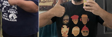 6 foot 1 Male Progress Pics of 200 lbs Weight Loss 482 lbs to 282 lbs