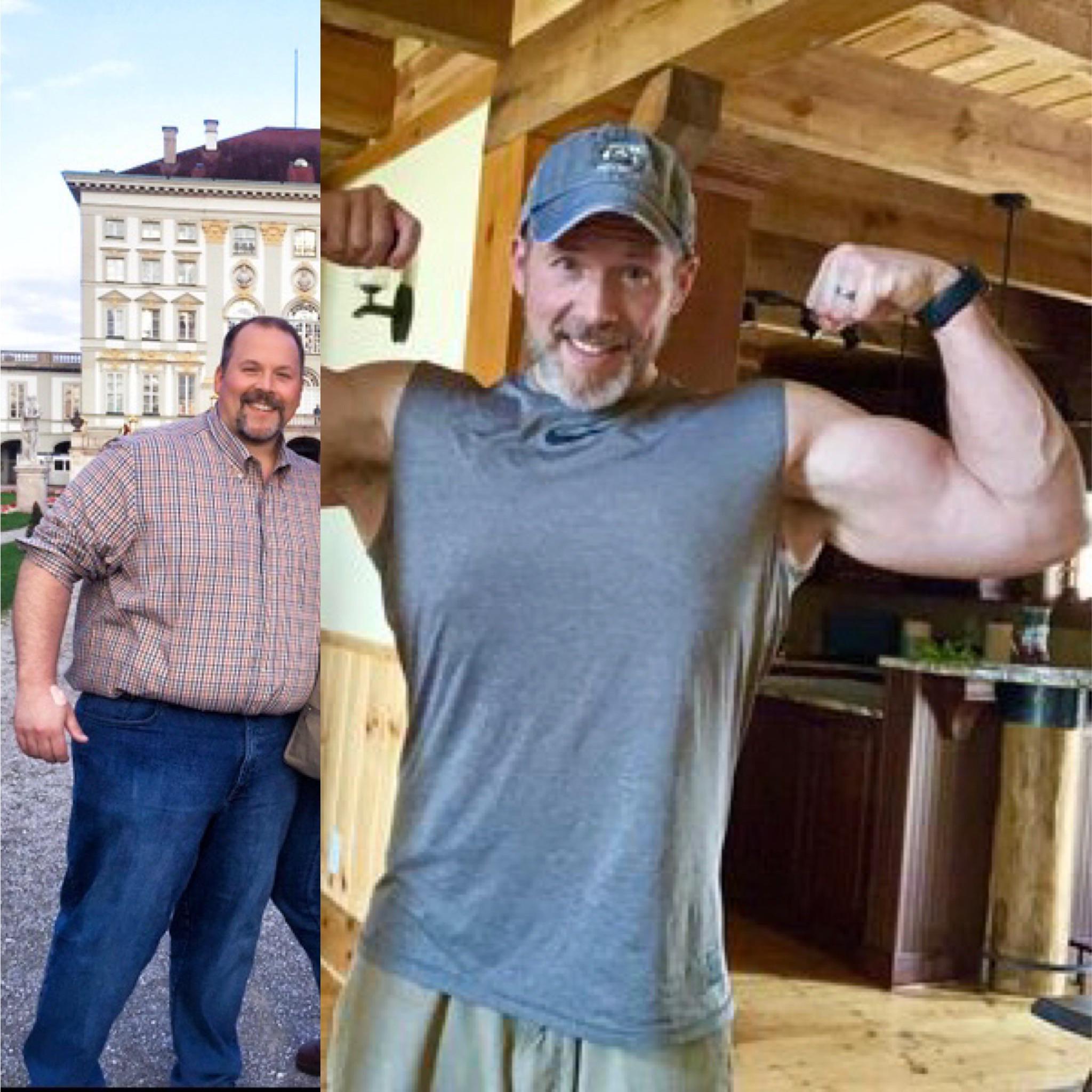 200 lbs Fat Loss 5 foot 10 Male 407 lbs to 207 lbs