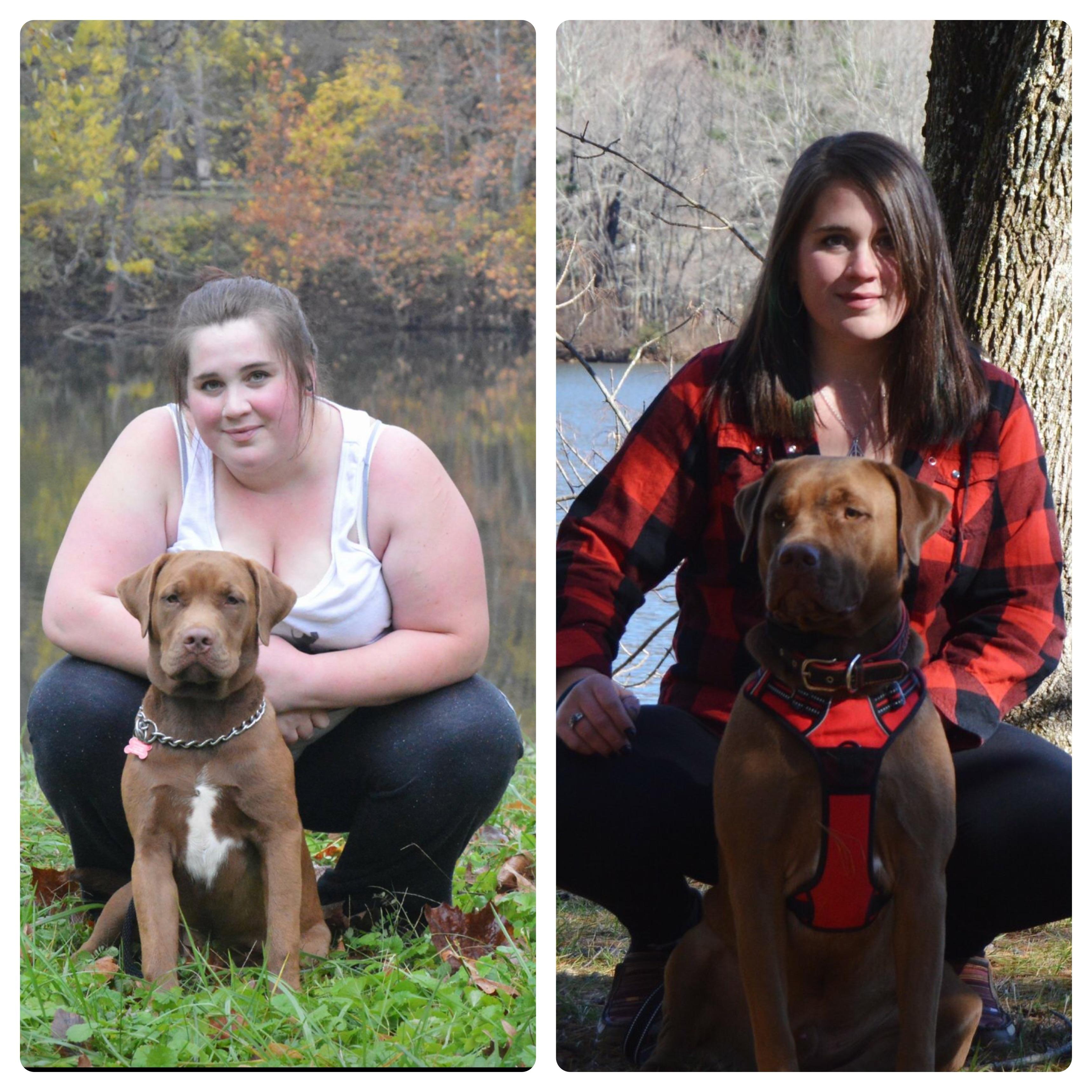 5 feet 7 Female Progress Pics of 76 lbs Fat Loss 286 lbs to 210 lbs