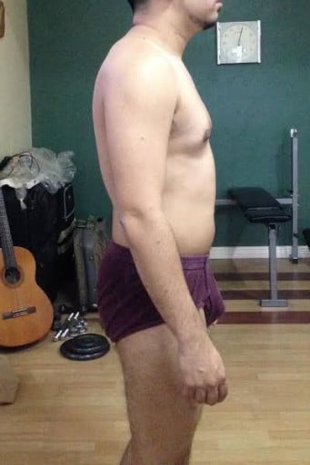 3 Pics of a 5'4 133 lbs Male Weight Snapshot