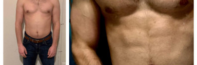 5 foot 7 Male Before and After 9 lbs Muscle Gain 153 lbs to 162 lbs