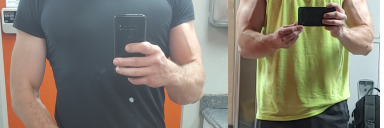 6'4 Male 8 lbs Muscle Gain 209 lbs to 217 lbs