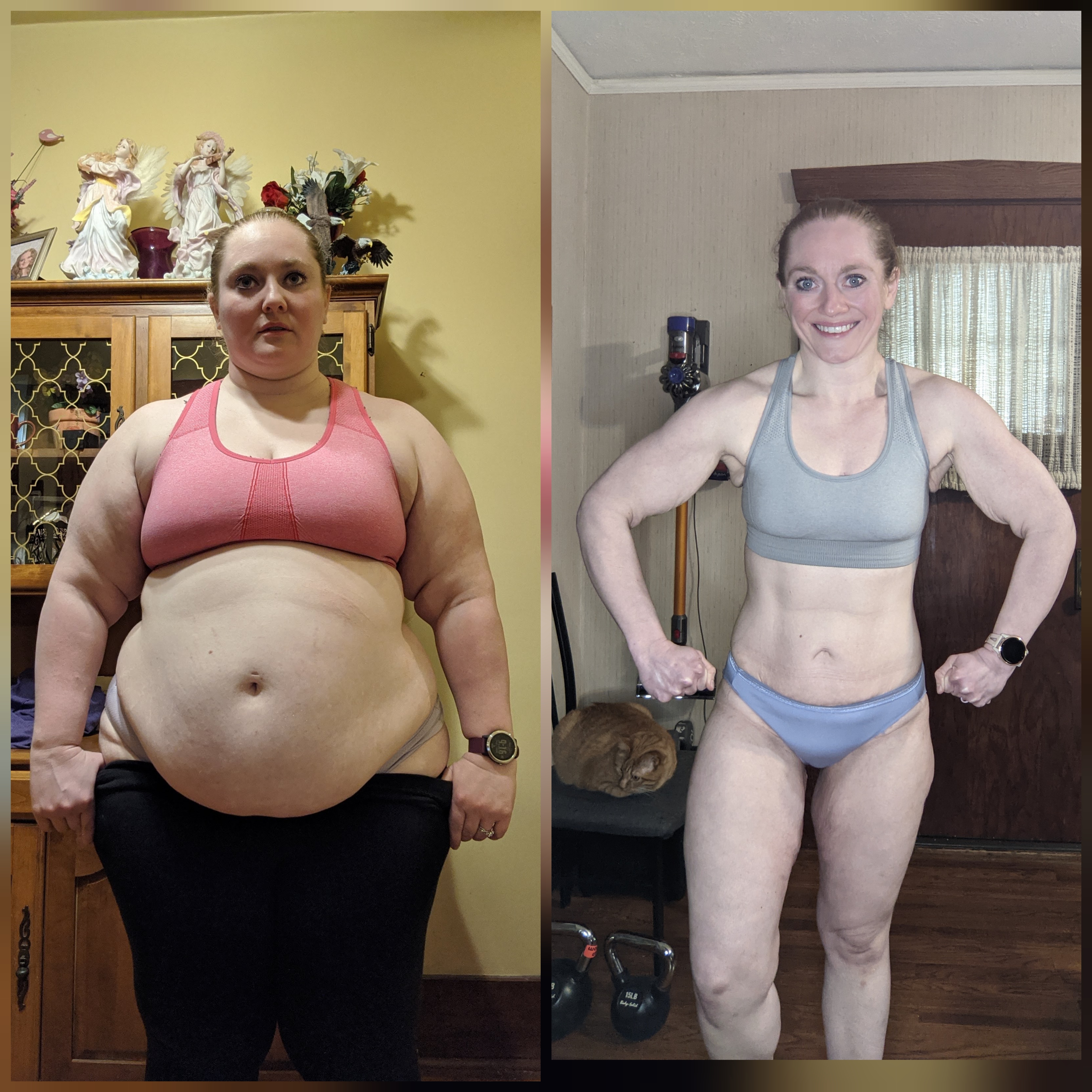 5 foot 4 Female Progress Pics of 140 lbs Weight Loss 284 lbs to 144 lbs