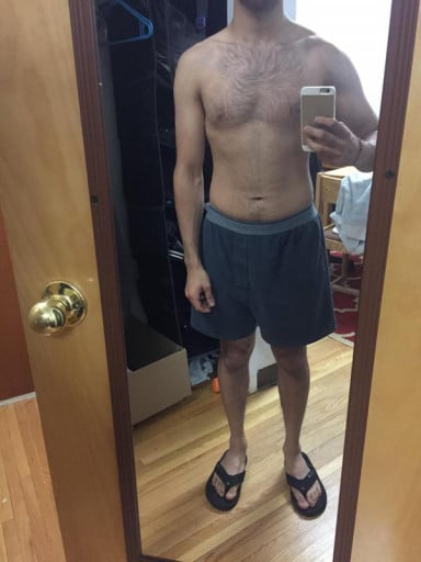 6 Pictures of a 5'4 126 lbs Male Weight Snapshot