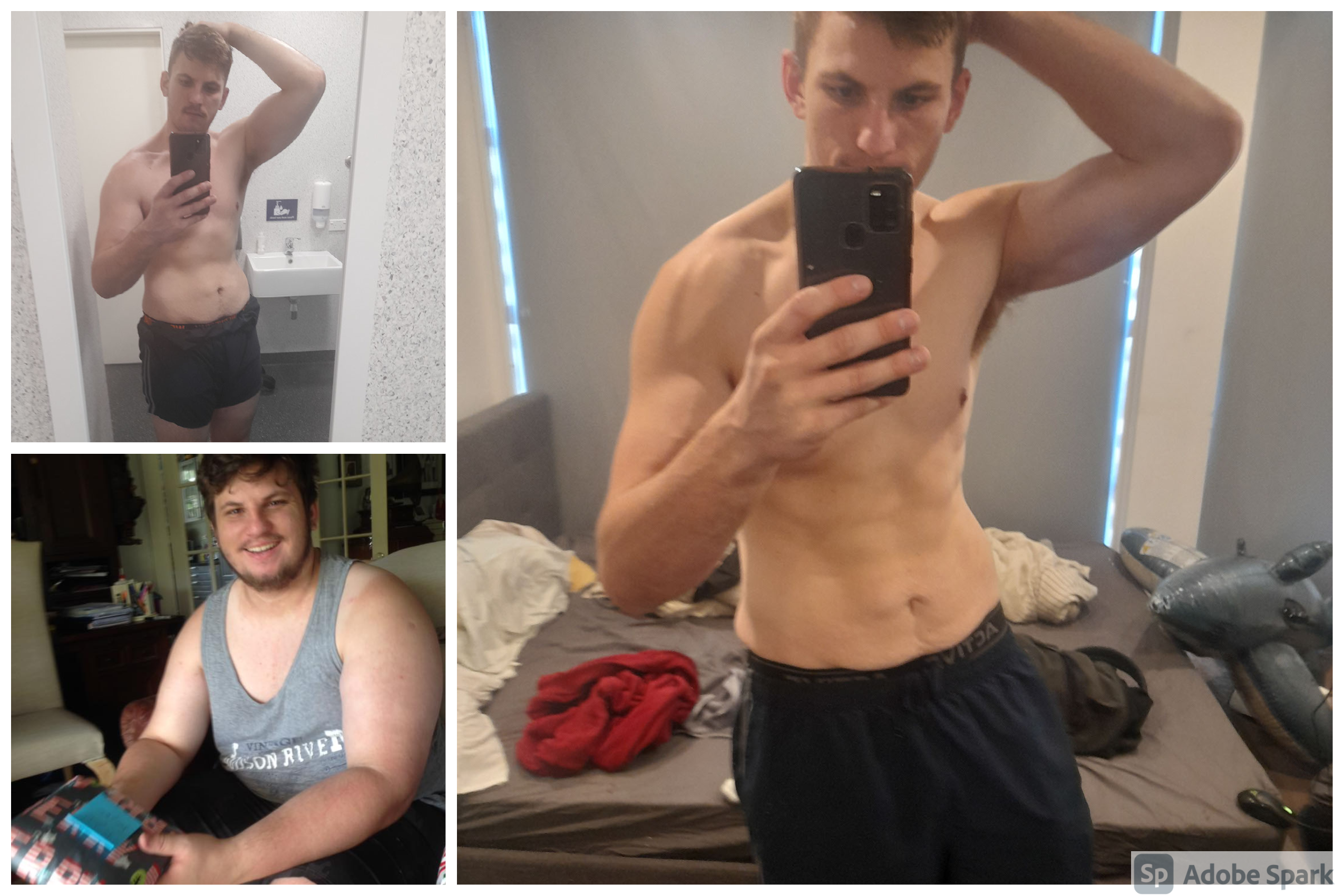 6 foot 3 Male 174 lbs Weight Loss Before and After 394 lbs to 220 lbs