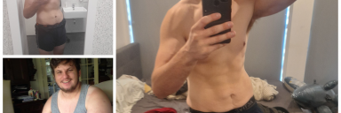 174 lbs Weight Loss 6'3 Male 394 lbs to 220 lbs