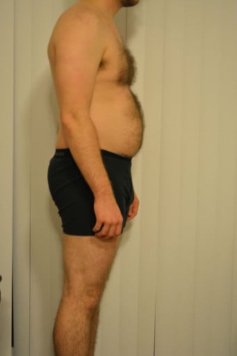 A progress pic of a 5'10" man showing a snapshot of 187 pounds at a height of 5'10