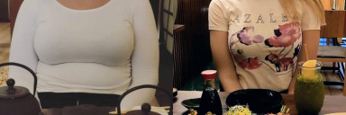 5 foot 10 Female Progress Pics of 51 lbs Weight Loss 200 lbs to 149 lbs