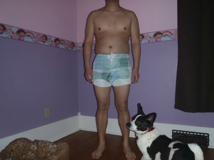 A photo of a 5'11" man showing a snapshot of 195 pounds at a height of 5'11