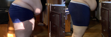 Before and After 12 lbs Weight Loss 5 feet 1 Female 222 lbs to 210 lbs