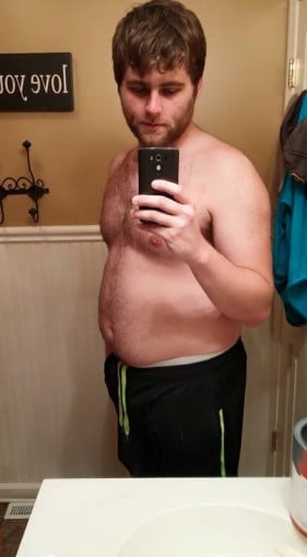 63 lbs Weight Loss Before and After 6'4 Male 272 lbs to 209 lbs