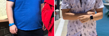 5'5 Male 120 lbs Weight Loss Before and After 265 lbs to 145 lbs