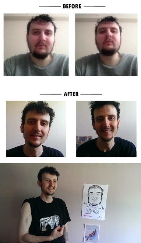 121 lbs Fat Loss Before and After 6 foot Male 256 lbs to 135 lbs