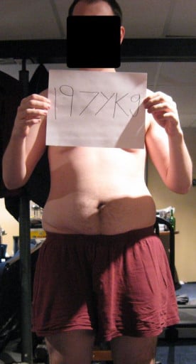 A progress pic of a 6'2" man showing a snapshot of 219 pounds at a height of 6'2